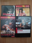 Dvd Rambo 1, 2, 3, 4 Ptt častim :)