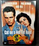 Mačka na vroči pločevinasti strehi (Cat on a hot tin roof, 1958, DVD)