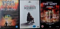 Stephen King - 3 filmi: Misery, Mačje pokopališče, The Mist (3xDVD)