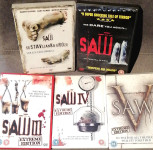 ŽAGA 1-5 (SAW I-V, 5 filmov), Extreme Editions, 5x DVD