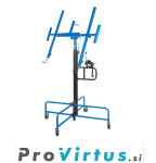 Dvigalka / dvigalo ročno za gips plošče XXL do višine 400cm Modra NOVO