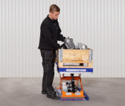 Hidravlična dvižna miza CR 500 - 500 kg, 900 × 600 mm