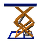 Hidravlična dvižna miza TBD 2000 - 2000 kg, 1500 × 1000 mm