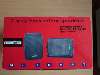 Zvočiki Mc Crypt 250BK, zapakirani, ni JBL Control One