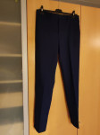 Moške Zara ozko krojene elegantne modre hlače, št. 36