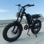 Električno kolo e-bike kros FAT 45km/h 1000W 48V 16Ah DISKI+ vzmetenje