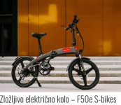 Električno Zložljivo Kolo S Bikes F50e