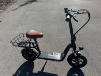 Elektricni scooter iScooter skiro s stolom 500W 7,5Ah 12”kolesa,vzmeti