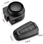 Alarm z daljincem za motor, skuter, skiro, kolo, USB polnjenje