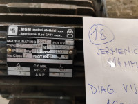Elektromotor MGM 0,75 kW – 3F, 1400 rpm, z jermenico