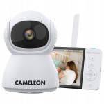 FULL HD baby Monitor otroška varuška z vrtljivo video kamero in 5″