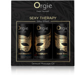 DARILNI KOMPLET MASAŽNIH OLJ Orgie Sexy Therapy - 3 x 30 ml, senzualna