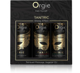 DARILNI KOMPLET MASAŽNIH OLJ Orgie Tantric - 3 x 30 ml, tantrična masa