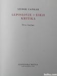 Leposlovje - Eseji kritika - Izidor Cankar 1. in 2.
