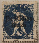 1920 Bayern, Nemčija, žigosana znamka