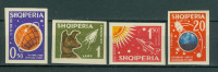 Albanija 1962 vesolje pes LAJKA neperforirana serija MNH** 6% Michela