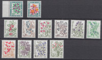 ANDORA (FR) - 1985, 1971 - portovne znamke - rože