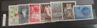 AVSTRIJA 1956 Lot 7 različnih žigosanih znamk