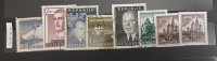 AVSTRIJA 1957 Lot 8 različnih žigosanih znamk