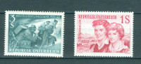 Avstrija 1960 dogodki 2 sam. znamki MNH**