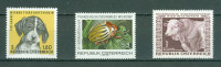 Avstrija 1966, 67 fauna 3 sam. znamke MNH**