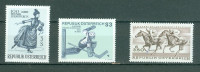 Avstrija 1967, 68 šport 3 sam. znamke MNH**