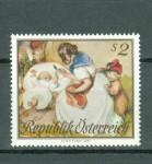 Avstrija 1967 materinski dan sam. znamka MNH**