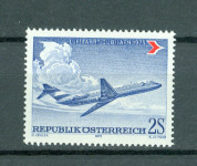 Avstrija 1973 letalo Douglas DC sam. znamka MNH**