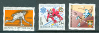 Avstrija 1976, 82 šport 3 sam. znamke MNH**