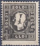 Avstrija Lombardsko-beneško kraljestvo - 3 soldi črna