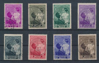 Belgija 1937 Astrid in prestolonaslednik Baudouin serija žig. 8% Mi