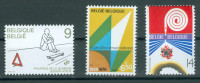 Belgija 1966, 76, 92 3 sam. znamke MNH**
