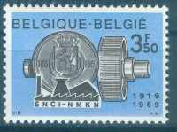 BELGIJA ,INUSTRIJA, ČISTA ZNAMKA, 1969, DEAN 1953