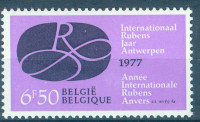 BELGIJA , LETO-RUBENSA, ČISTA ZNAMKA, 1977, DEAN 1953