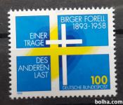 Birger Forell - Nemčija 1993 - Mi 1693 - čista znamka (Rafl01)