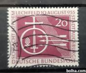 bitka Lechfeld - Nemčija 1955 - Mi 216 - žigosana znamka (Rafl01)