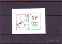 BOSNA IN HERCEGOVINA - OL. IGRE NAGANO -blok4** - (msmk)