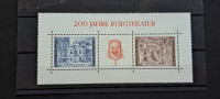 Burg teater - Avstrija 1976 - Mi B 3 - blok, čist (Rafl01)