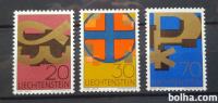 cerkveni simboli - Liechtenstein 1967 - Mi 482/484 - čiste (Rafl01)