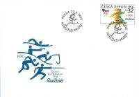 ČEŠKA 2016 OLIMPIJADA RIO ** ovitek prvega dne FDC