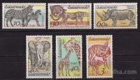 Češkoslovaška 1976 Afriške živali nežigosane znamke