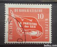 dan partije - DDR 1958 - Mi 633 - žigosana znamka (Rafl01)