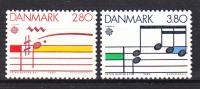 DANSKA 1985 EVROPA CEPT GLASBA ** Mi 835/836 ** serija