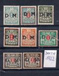 DANZIG  STAMPS 1922