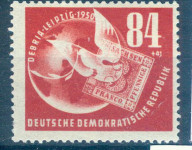 DDR, FILATELIČNA RAZSTAVA,ČISTA ZNAMKA ,1950 ,DEAN 1953