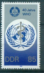 DDR, OBLETNICA,ČISTE ZNAMKE ,1988 ,DEAN 1953