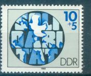 DDR,SOLIDARNOST,1985, ČISTE ZNAMKE-DEAN 1953