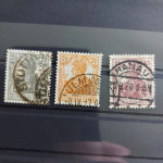 DEUTSCHE REICH 1916 GERMANIA OSEBNOSTI ** Mi 98/100 ** serija žig (14)