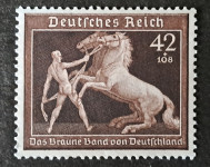 Deutsches Reich, Nemški Rajh 1939, cela izdaja  živali, favna, konji