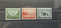 dežele, pokrajine - Norveška 1943 - Mi 292/294 -serija, čiste (Rafl01)